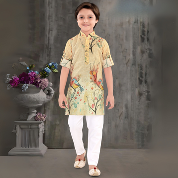 Boys Printed Festival Special kurta Suit