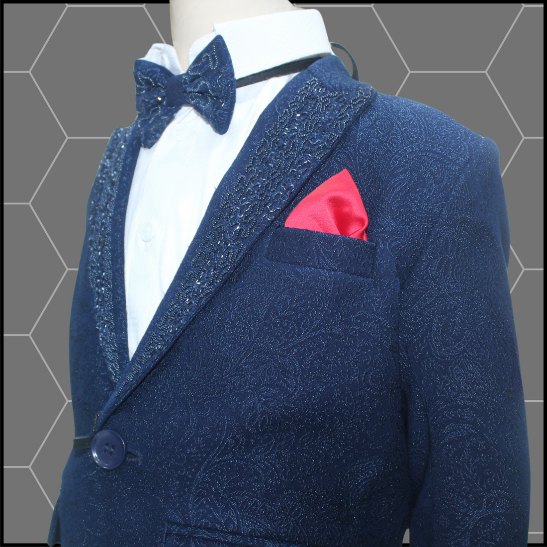 Navy Blue Coat Suit for Young Gentlemen.