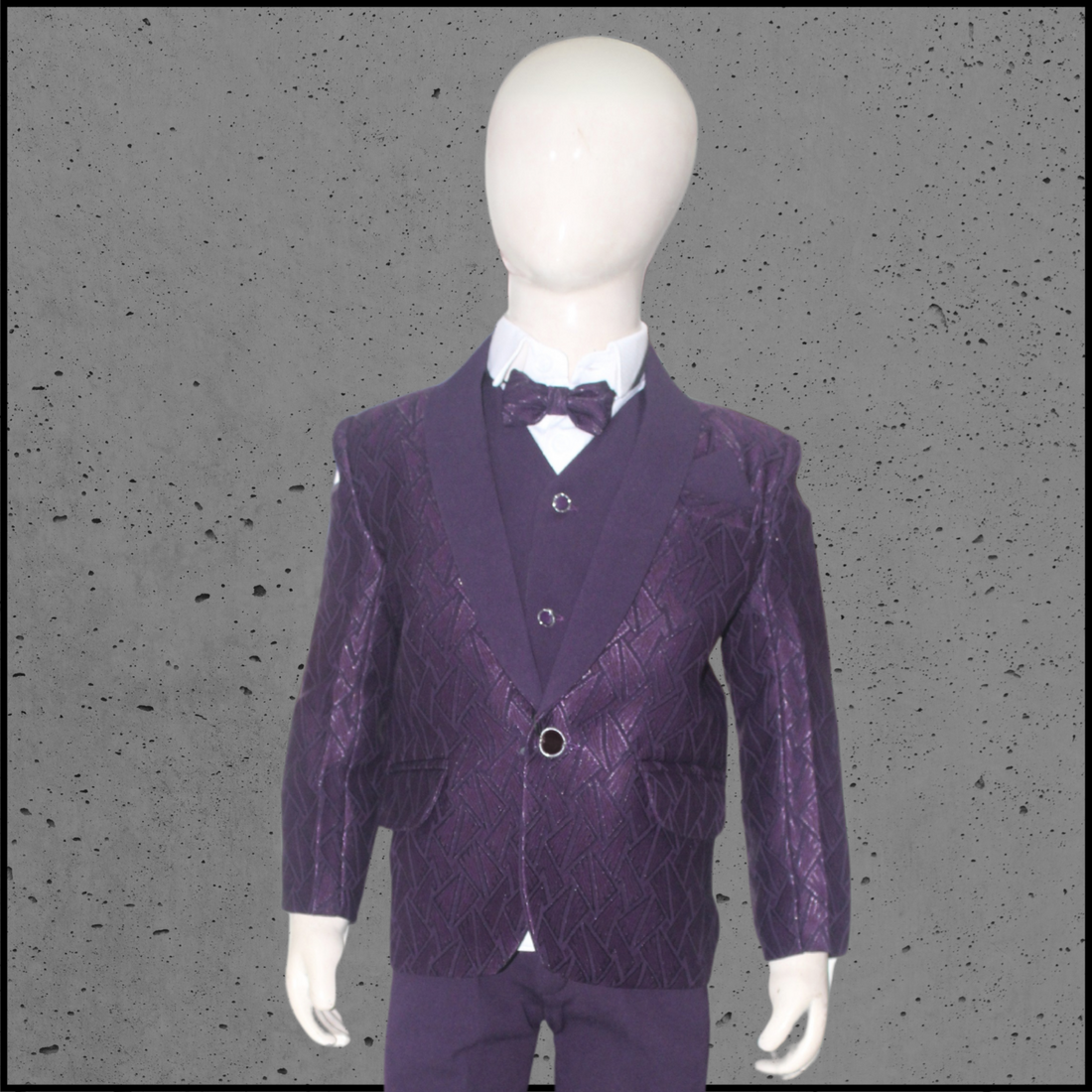 Purple Suit For Young Gentlemen.