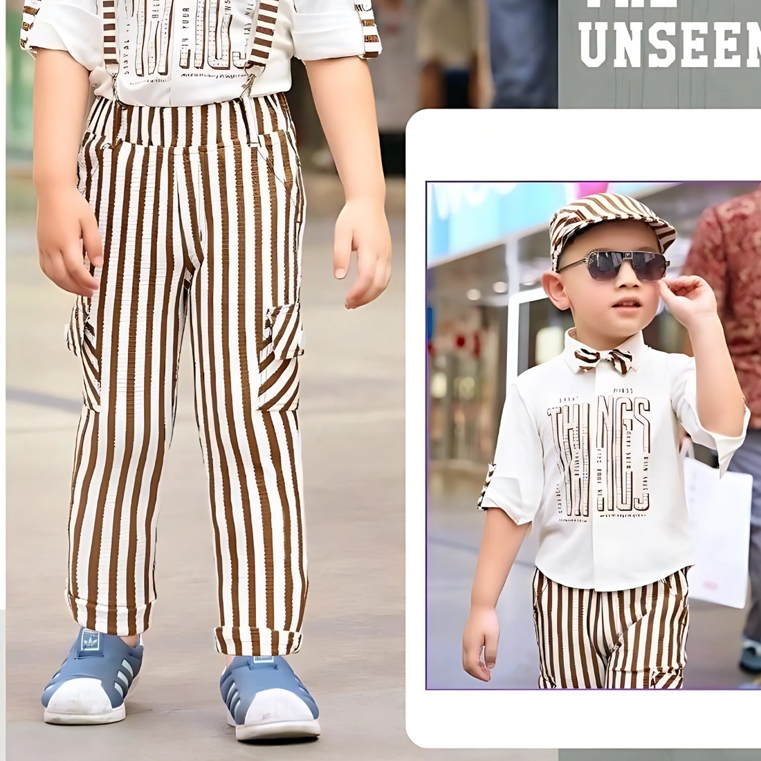 Pant With Superb Quality Suspender And Bow