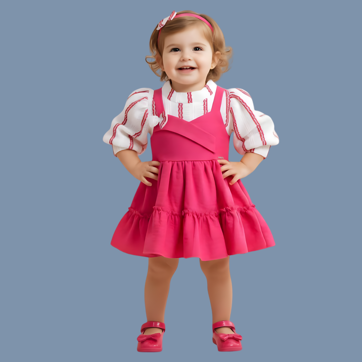 Baby Girls Pink Frock for Special Occasions