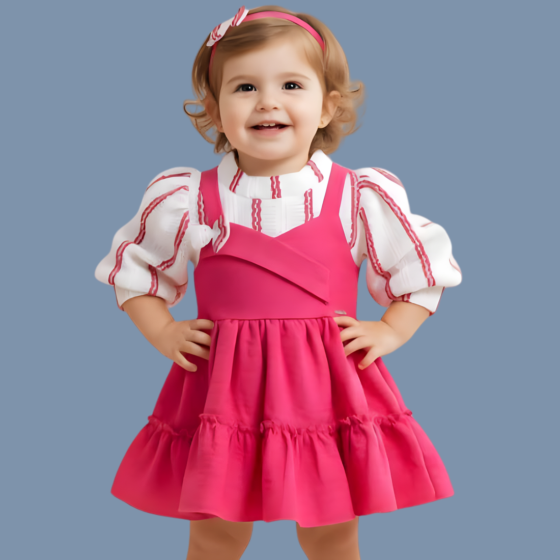 Baby Girls Pink Frock for Special Occasions