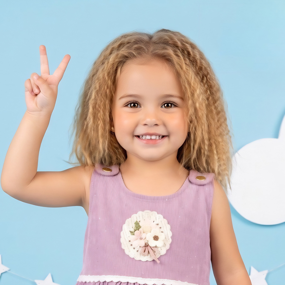 Sliveless Baby Girl Pink Frock