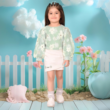 Girls Fancy Party Wear Skirt Top