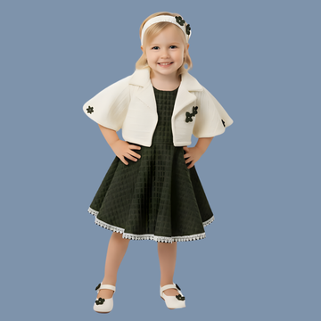 Girl Stylish Frock with jacket