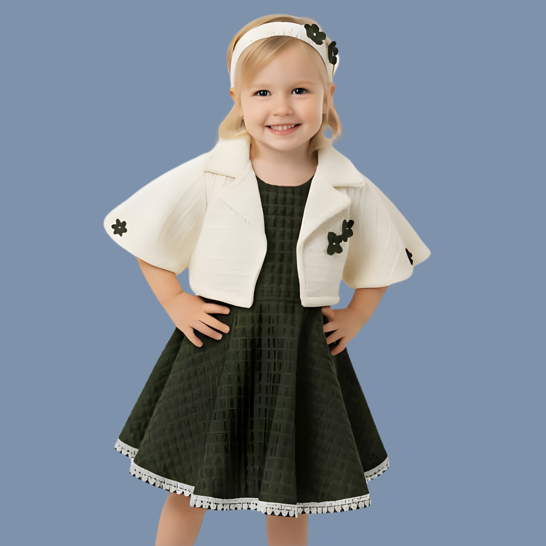 Girl Stylish Frock with jacket