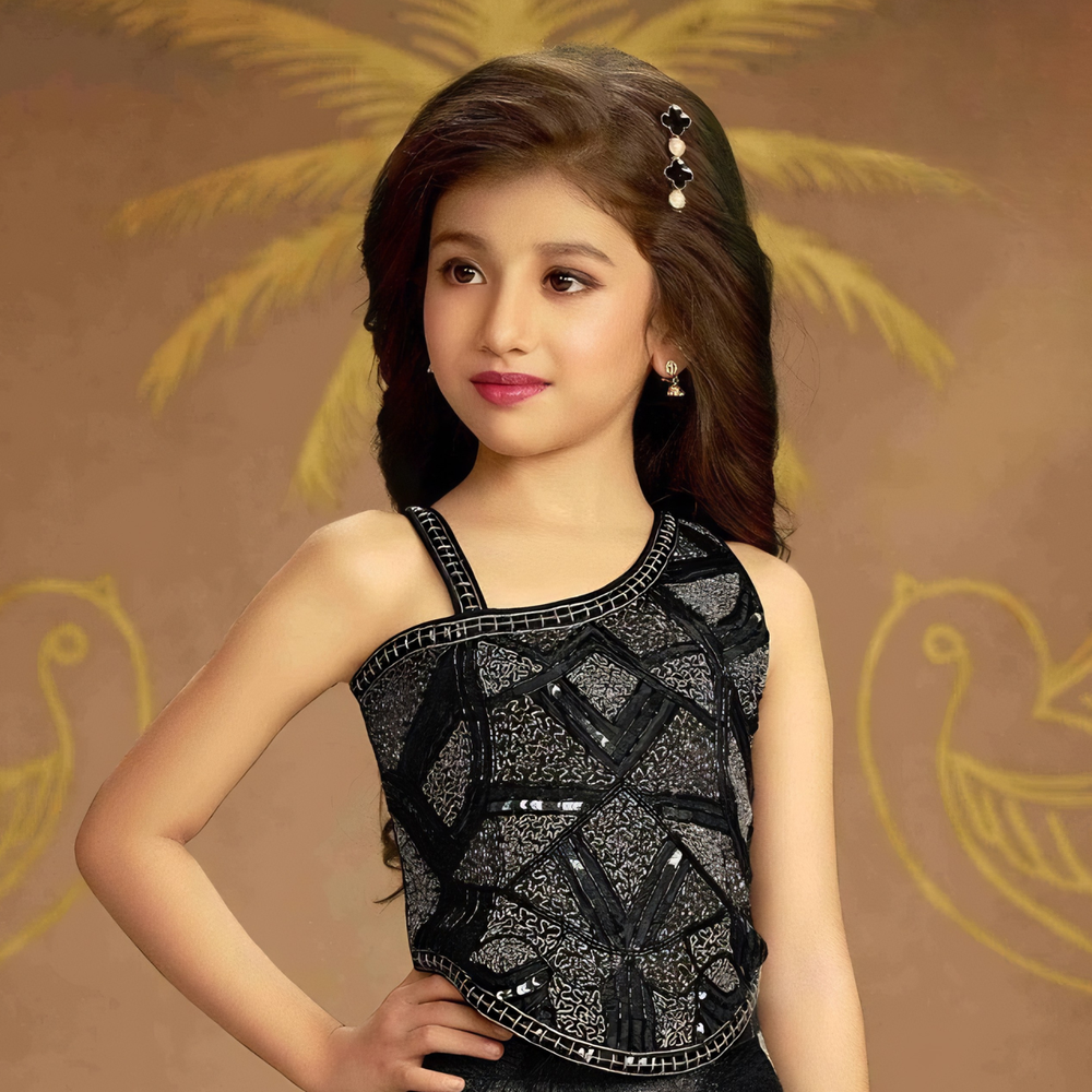 Girls Designer Lehenga Choli for Weddings and Evening Celebrations