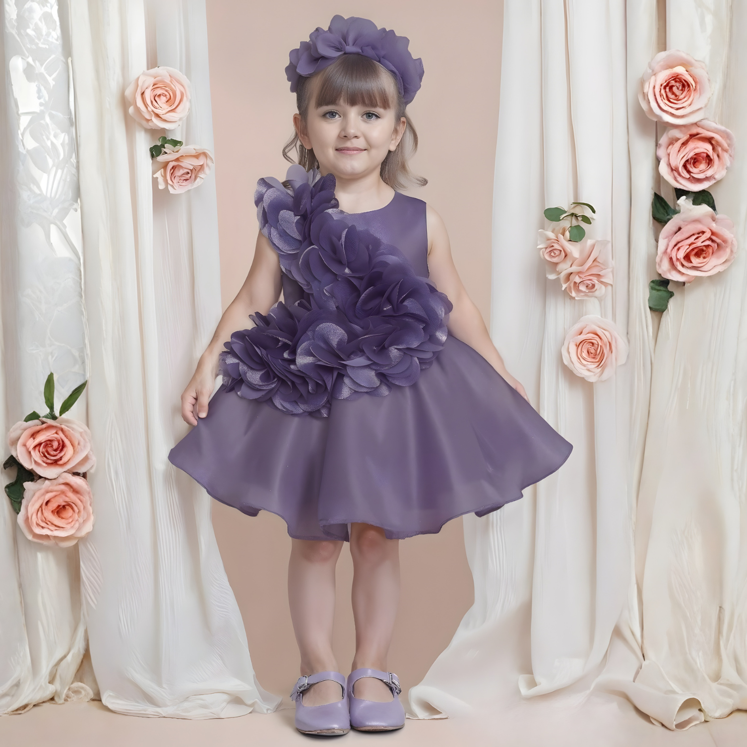 Girls Stylish Party Frocks, New Design