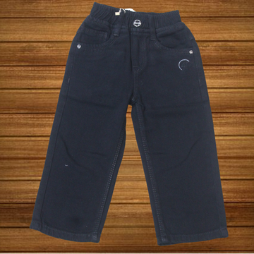 Boys Black Solid Regular Fit  Stretchable Jeans