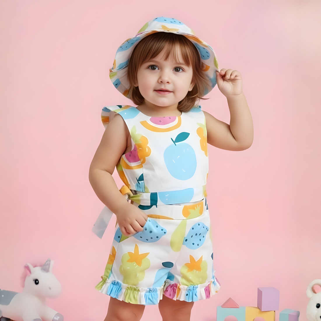 Stylish Top And Skirt Set For Baby Girl