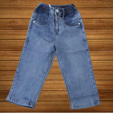 Boys Washed Low Distress Light Fade Jeans