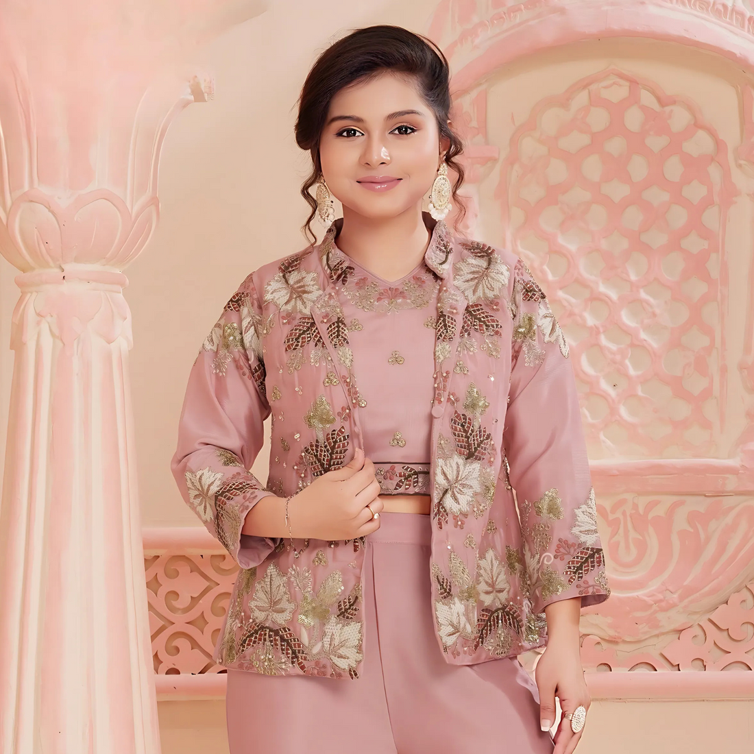 Girls Lovely Plazo Set