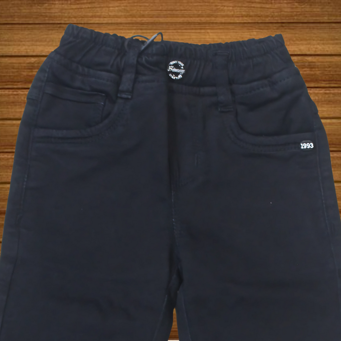 Boys Solid Black Boys Jeans
