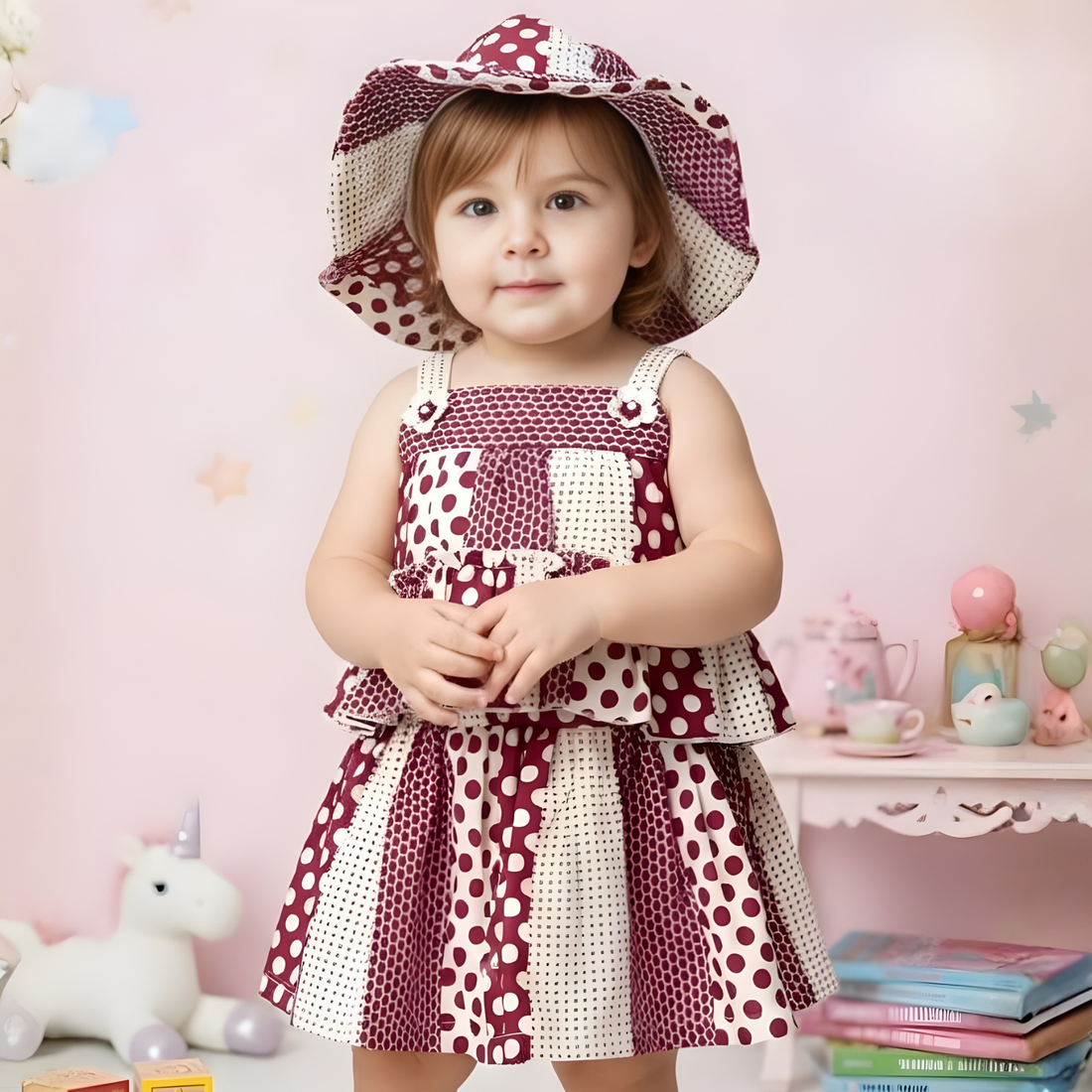 Girls Skirt & Top Set