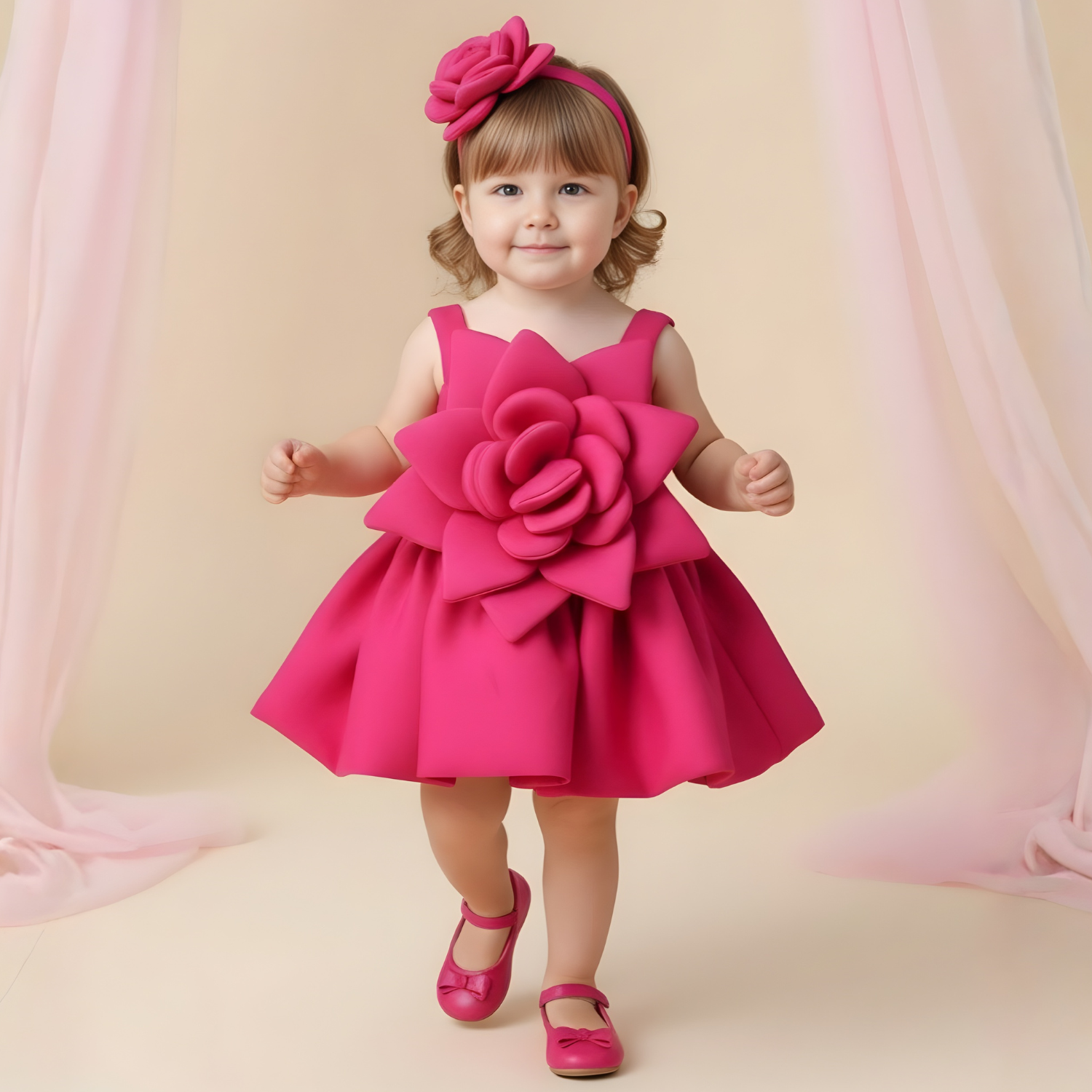 Girls Stylish Party Frocks, New Design