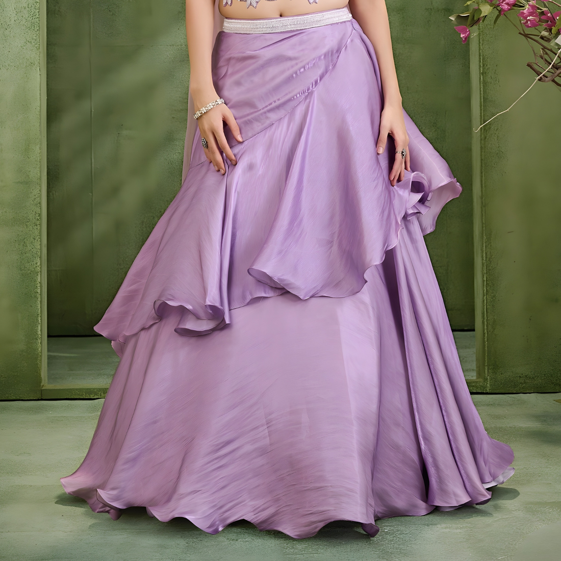 Stylish Lehenga Choli Set With Dupatta