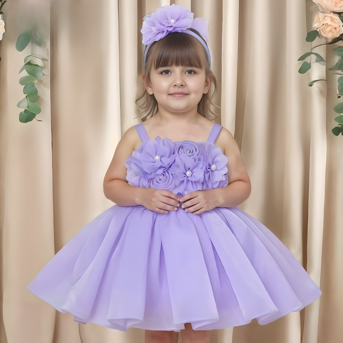 Girls Stylish Party Frocks, New Design