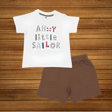 Stylish Boys Cotton Shorts Set