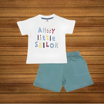 Stylish Boys Cotton Shorts Set