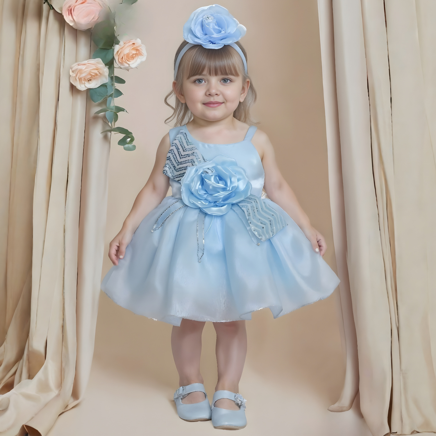 Girls Stylish Party Frocks, New Design