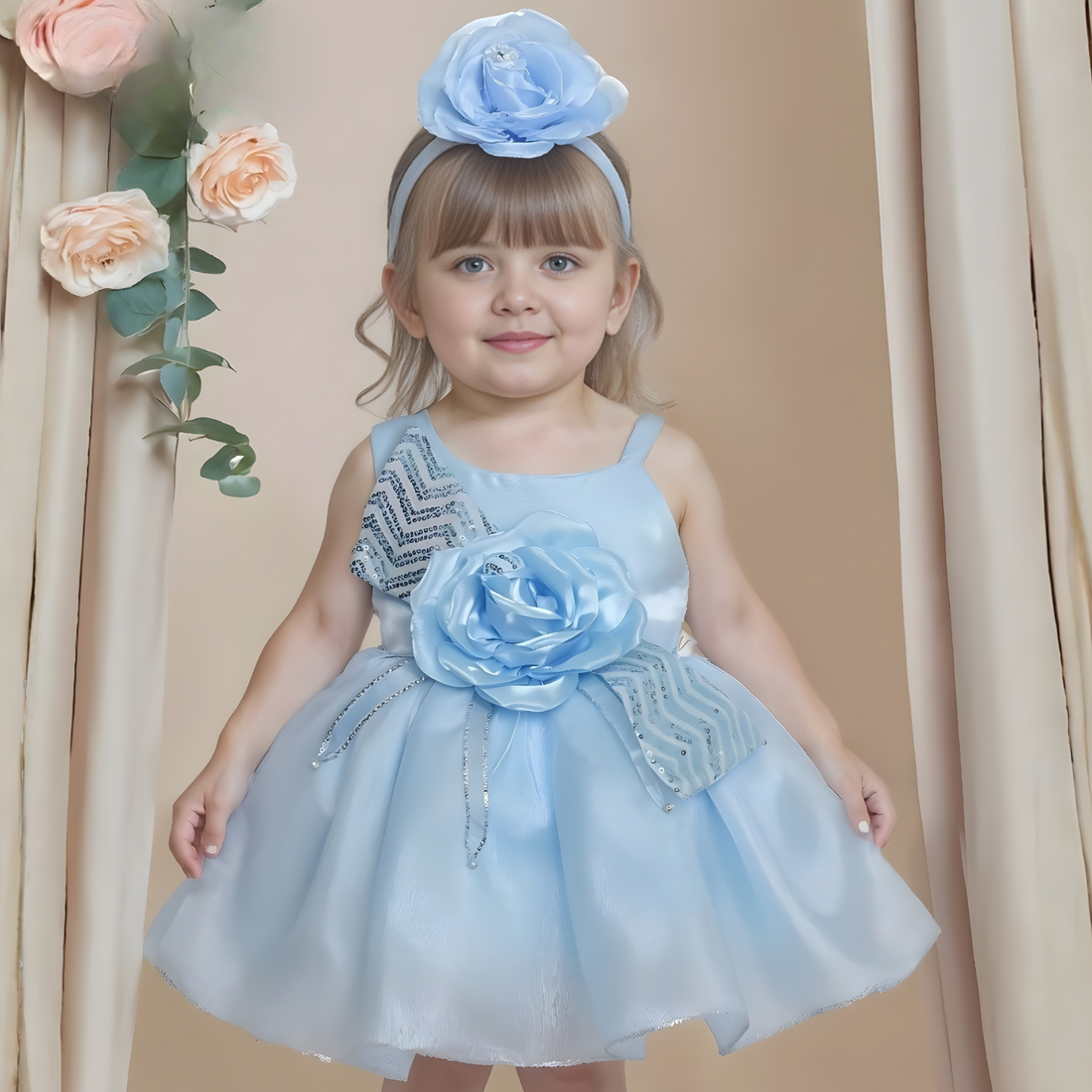 Girls Stylish Party Frocks, New Design
