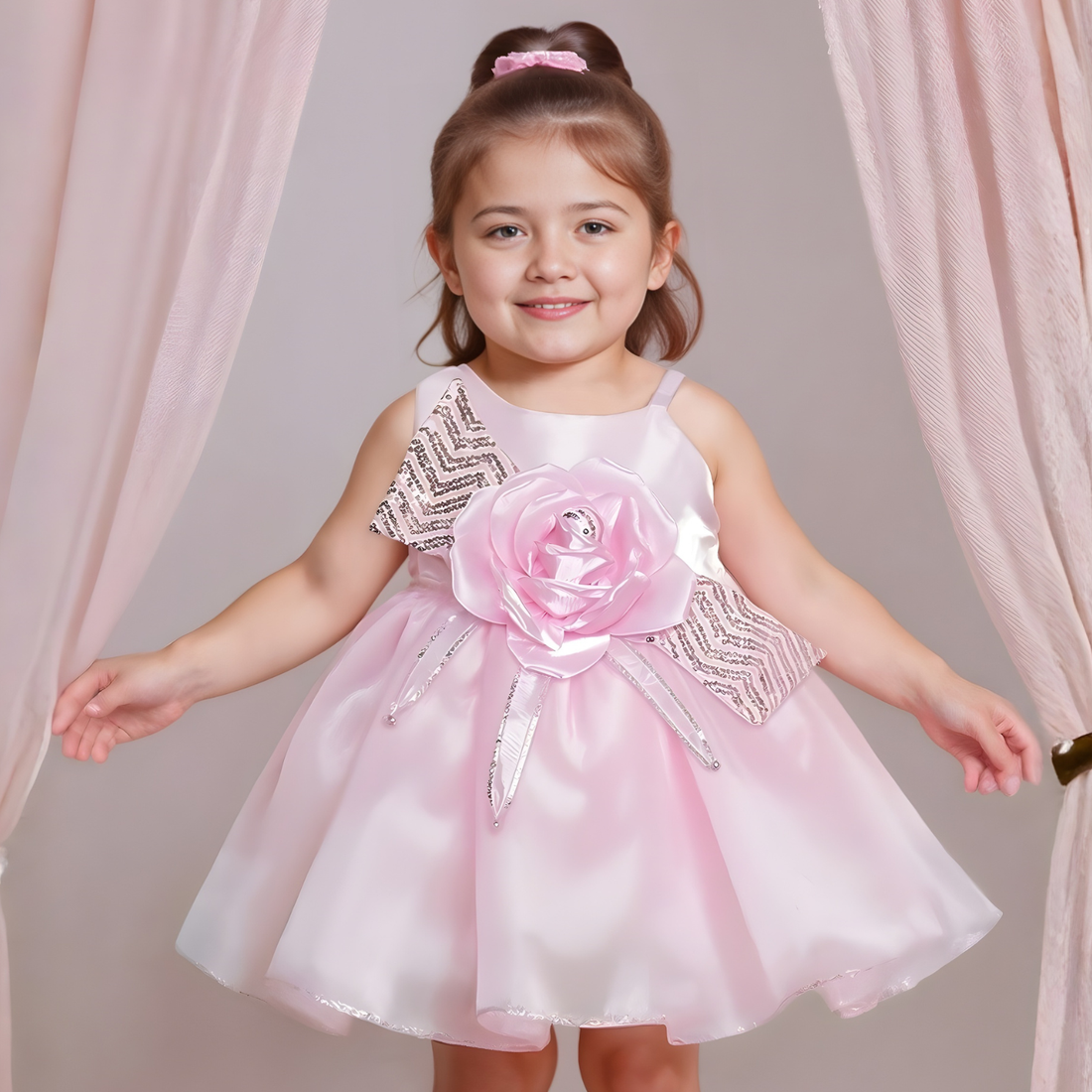 Girls Stylish Party Frocks, New Design