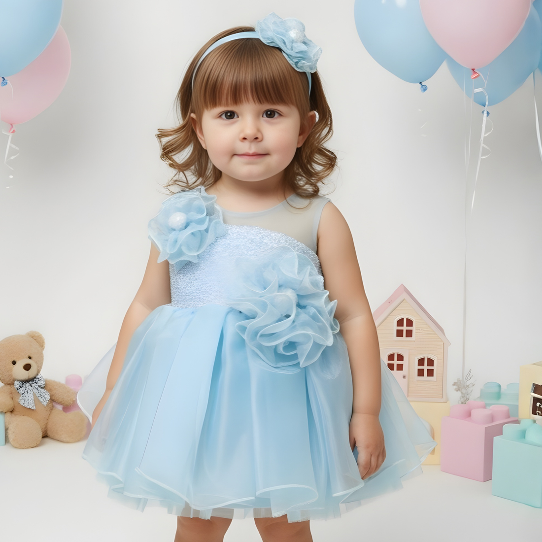 Girls Stylish Party Frocks, New Design