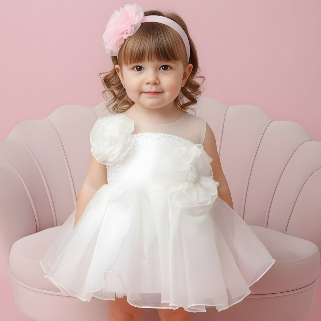 Girls Stylish Party Frocks, New Design