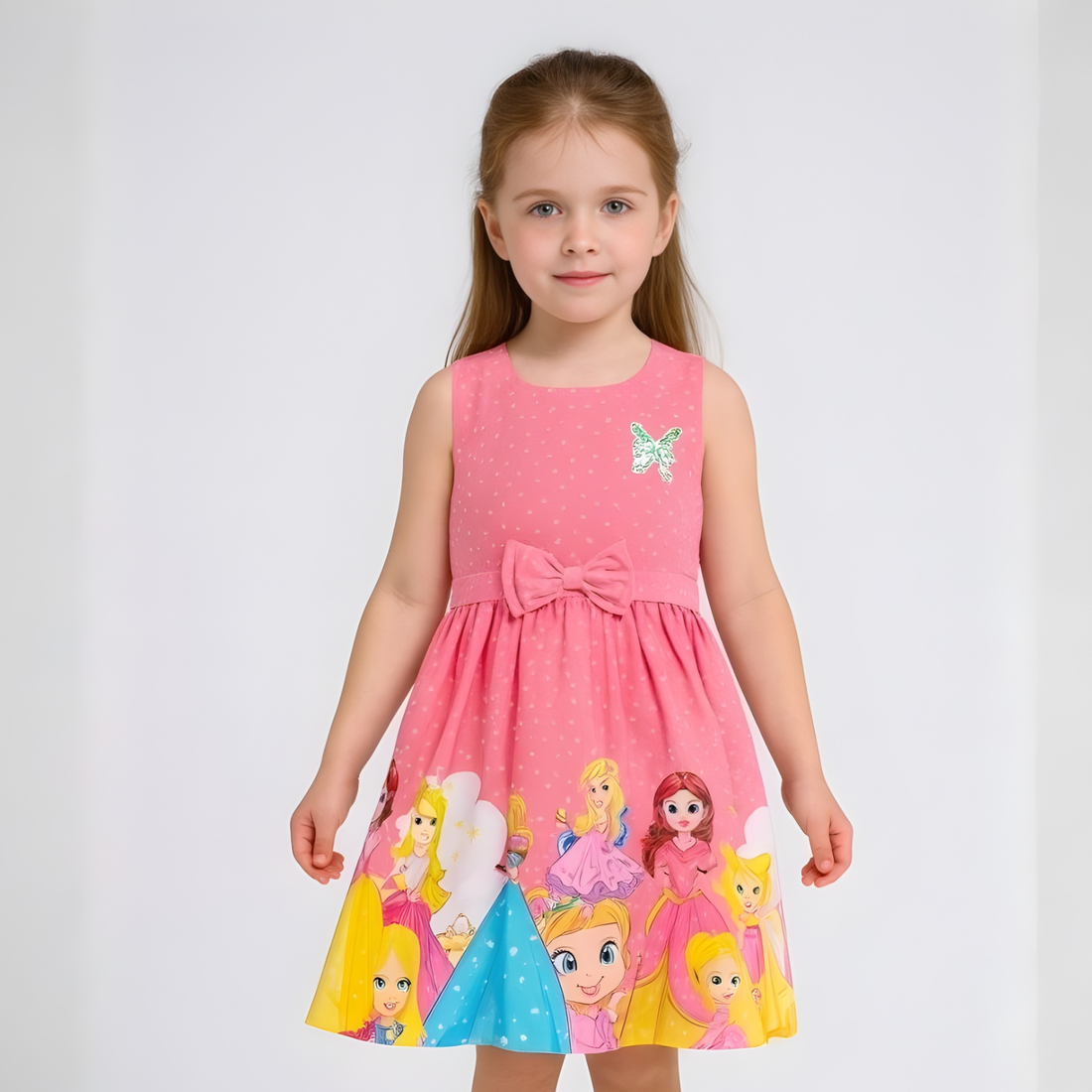 Girls Princess Cartoon Frock (Extra 10% OFF @ Checkout)