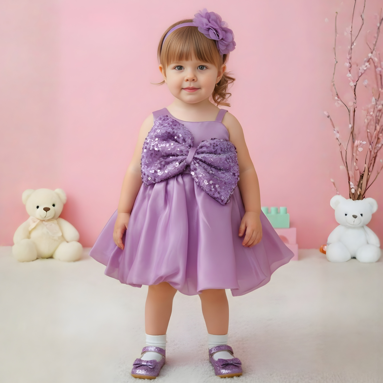 Girls Stylish Party Frocks, New Design