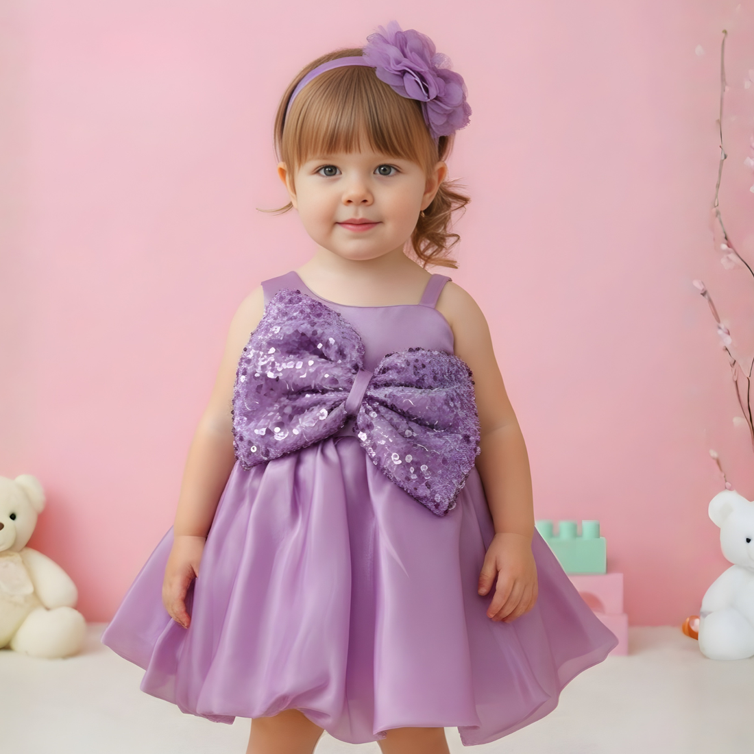 Girls Stylish Party Frocks, New Design
