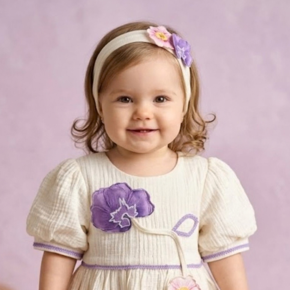 Girls New Latest Puff Sleeve Frock
