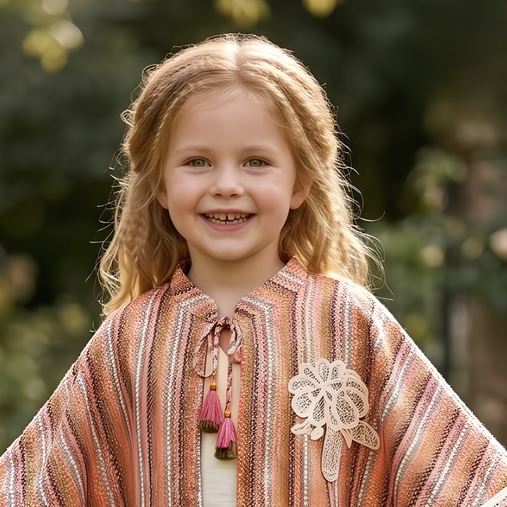 Stylish Fawn Printed Top With Bottom Set For Girls