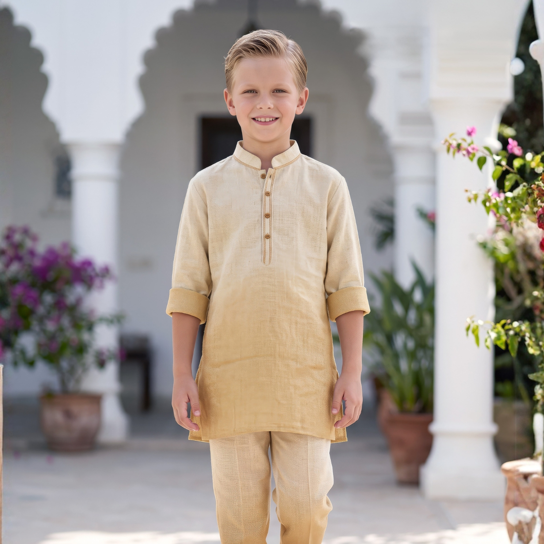 Stylish Kids Kurta Pajama Set For Festivals