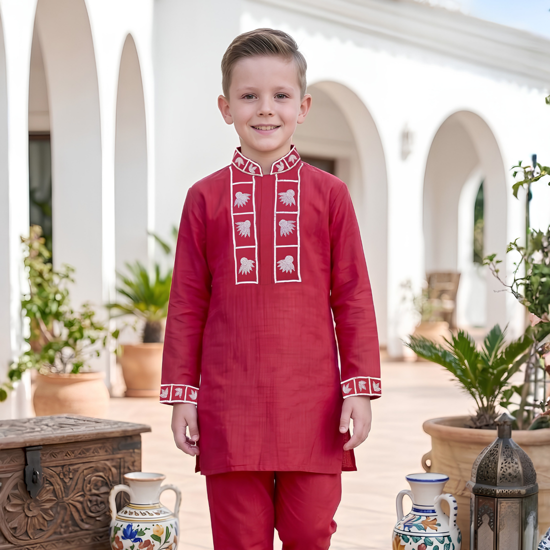 Kids Wedding Wear Kurta Pajama Set