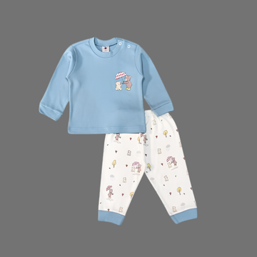 Zero Cotton Full Sleeves T Shirt And Pajama Set
