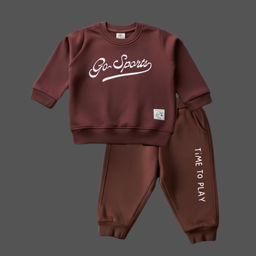 New Trendy Style Kids Boys Full Slevees  Trouser Set