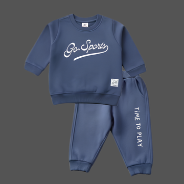 New Trendy Style Kids Boys Full Slevees  Trouser Set