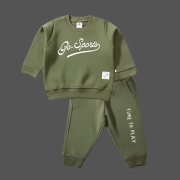 New Trendy Style Kids Boys Full Slevees  Trouser Set