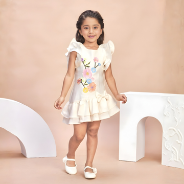 Girl Stylish Knee Length Frocks