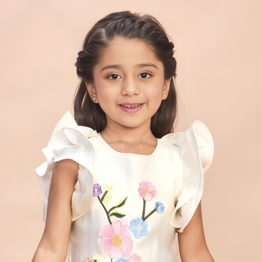 Girl Stylish Knee Length Frocks