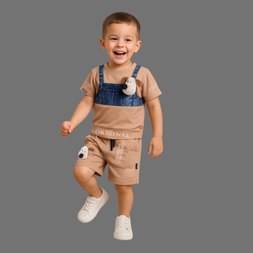 Stylish Kids Boys T-Shirt & Shorts Set