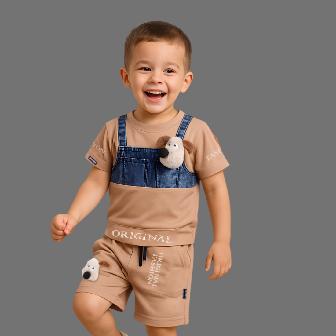 Stylish Kids Boys T-Shirt & Shorts Set