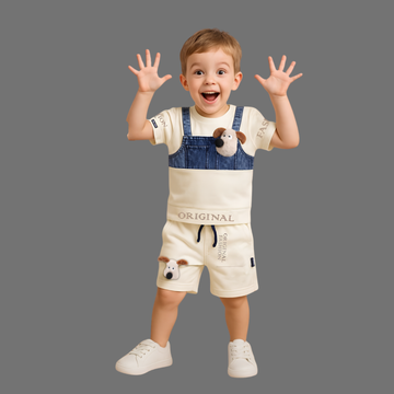Stylish Kids Boys T-Shirt & Shorts Set