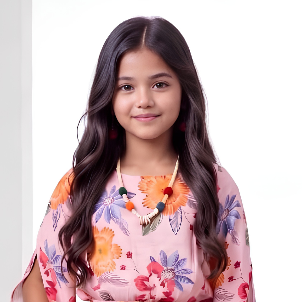 Girls Floral Print Palazzo with Top