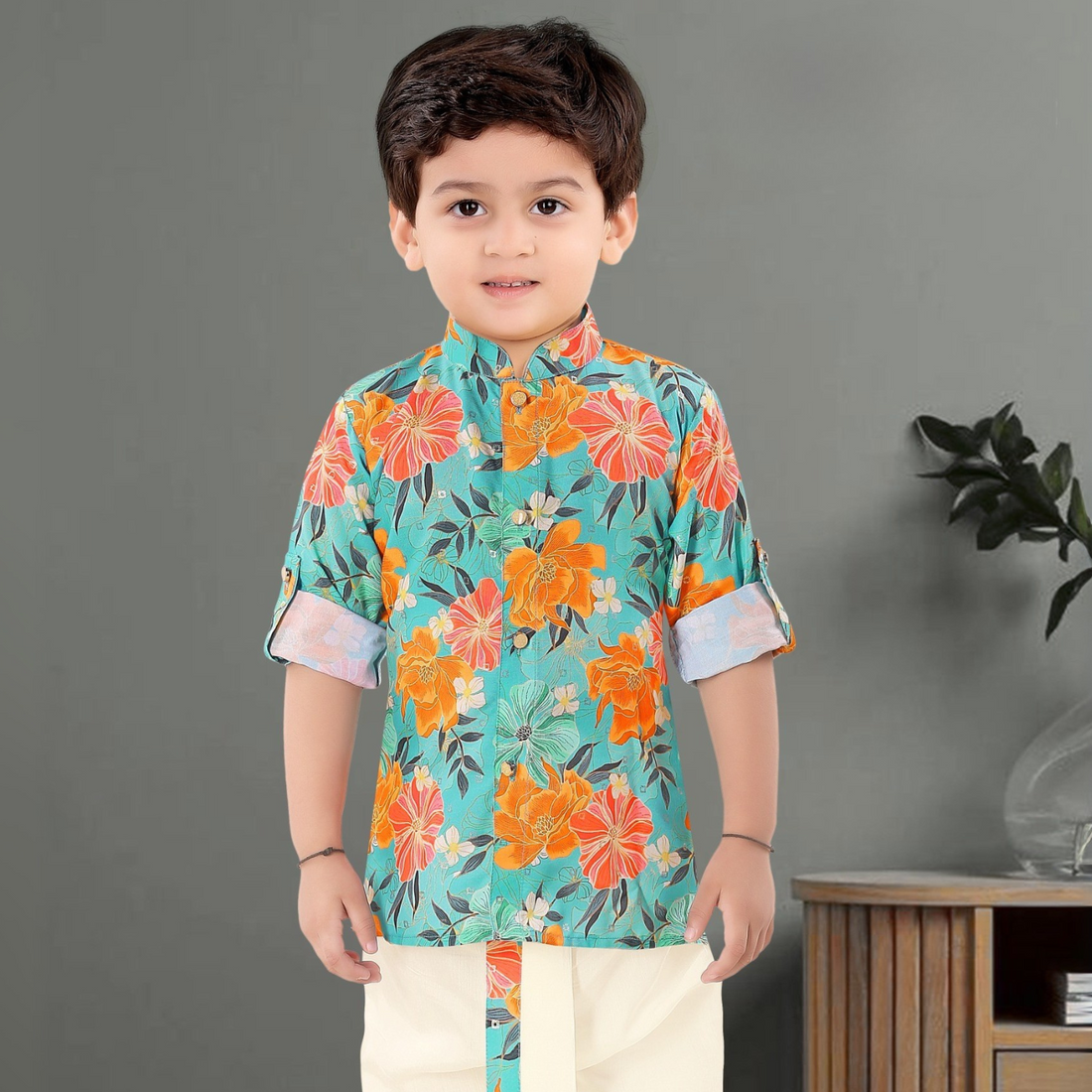 Kids Stylish Dhoti Kurta Set