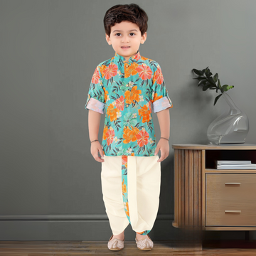 Kids Stylish Dhoti Kurta Set