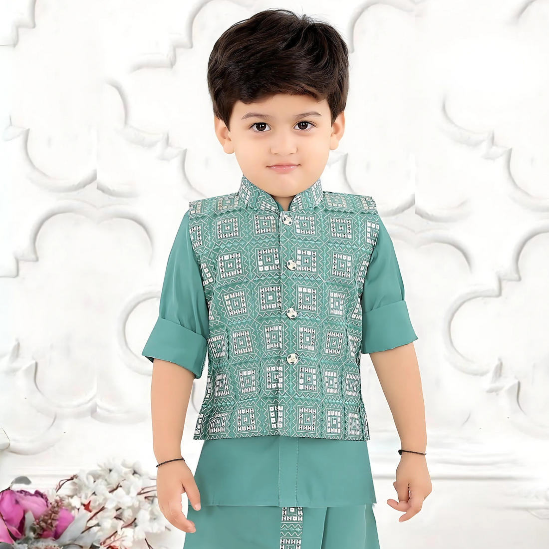 Boys Festive Dhoti Kurta Set