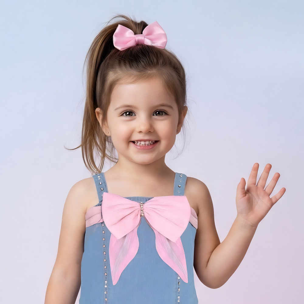 Elegant Girls Denim Western Frock