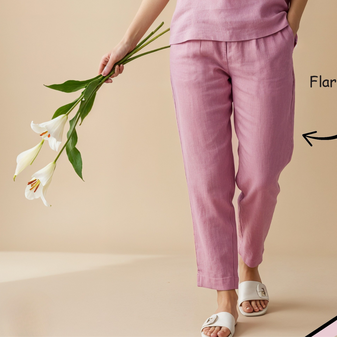 Kanvin Pink Women's Top with Pyjama Night Suit